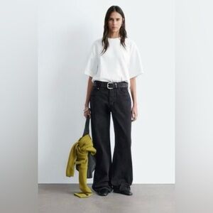 And & Other Stories Women’s White Boxy Tee Shirt